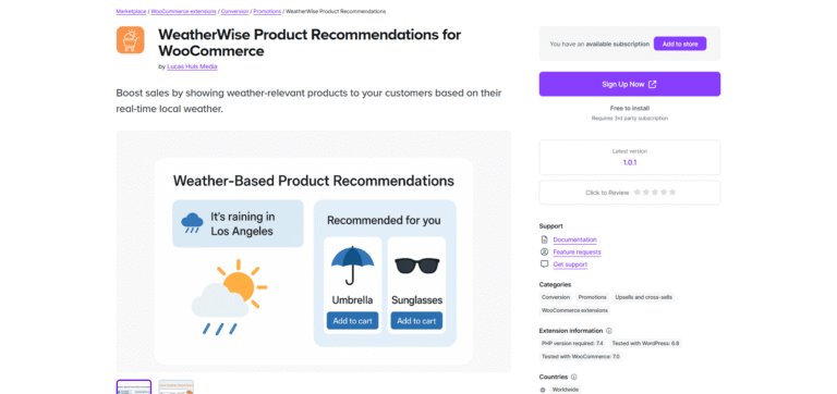 Van maatwerk naar marketplace: WeatherWise Recommendations 🌦️